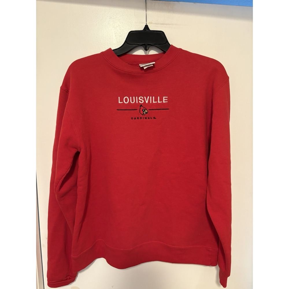 Vintage Louisville Cardinals Crewneck Sweatshirt Size L